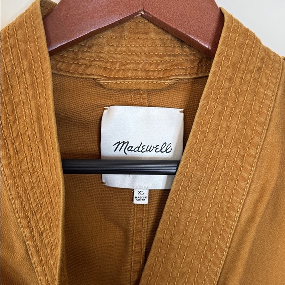 Madewell Tan Kimono Utility Jacket with Belt - Picture 2 of 8